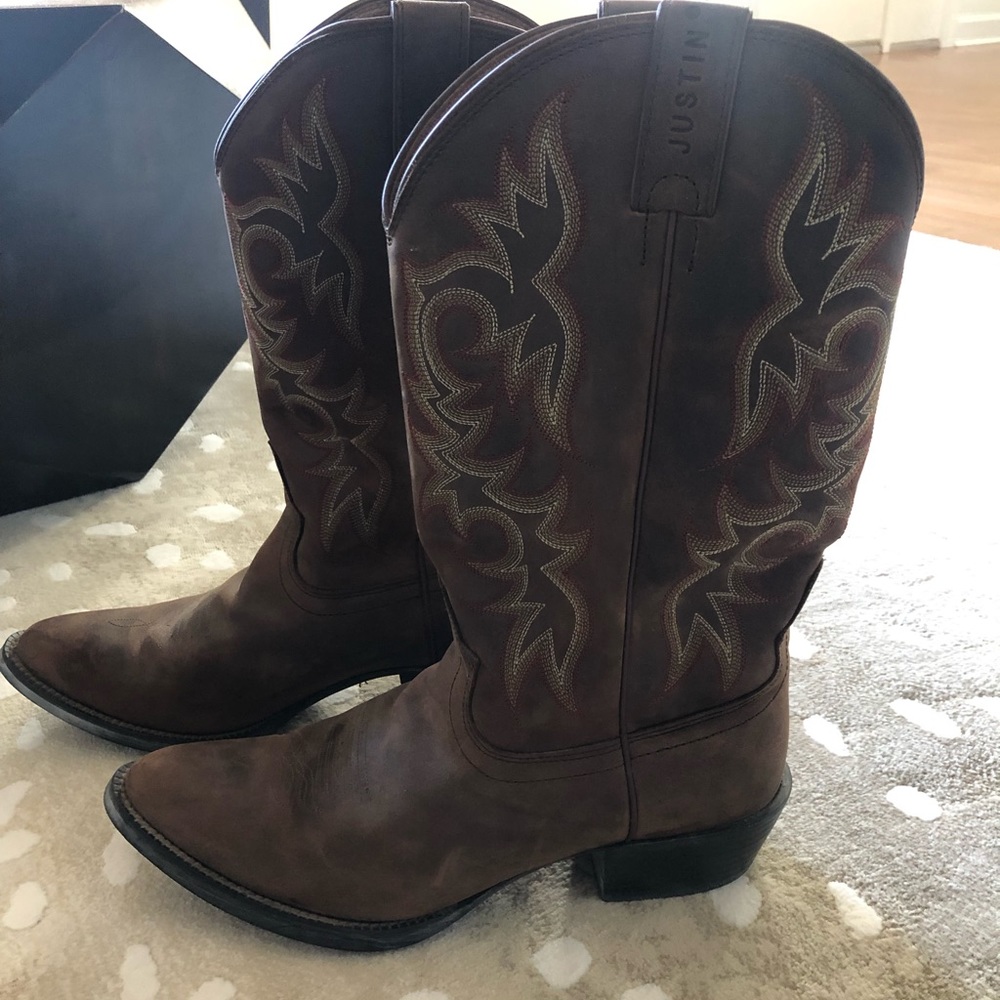 Mens Justin cowboy boots